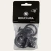 ANNEAUX À PINCES POUR RIDEAUX- BOÎTE DE 10 NOIR