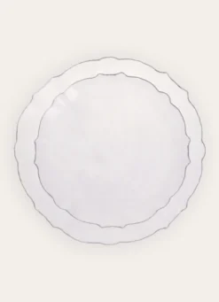 ASSIETTE A DESSERT EN VERRE ÉCLATANTETRANSPARENT