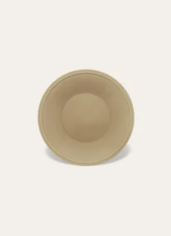 ASSIETTE À DESSERT EN FAÏENCE BEIGE