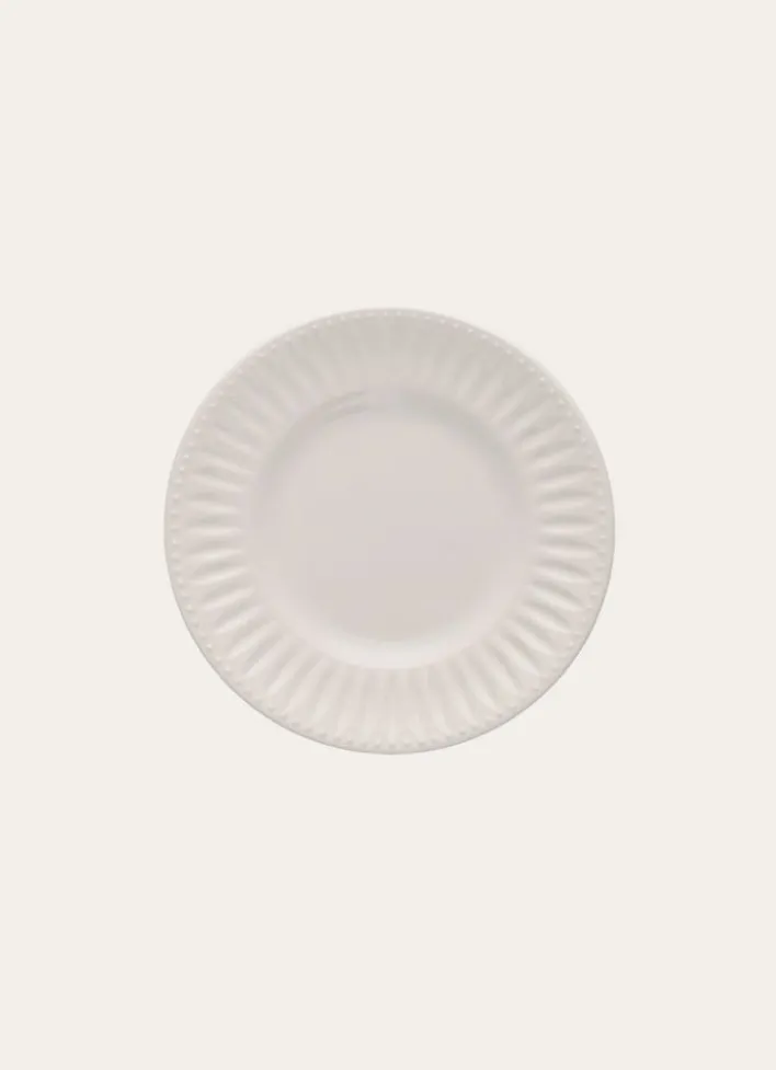 ASSIETTE À DESSERT EN FAÏENCEIVOIRE