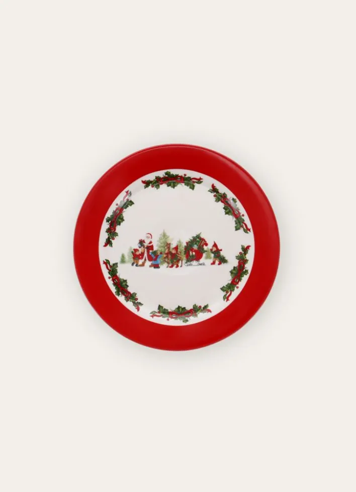 ASSIETTE À DESSERT EN PORCELAINE ESPRIT FÉERIQUE MULTICOLORE