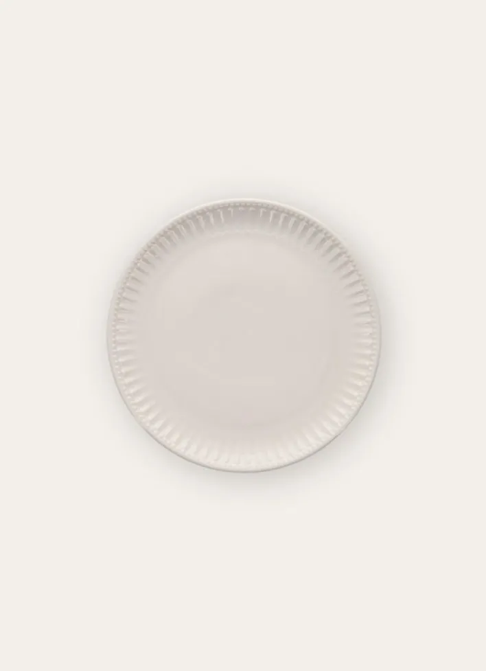 ASSIETTE À DESSERT EN PORCELAINE BLANC