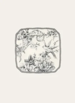 ASSIETTE À PAIN EN GRÈS ADELAÏDE GRIS