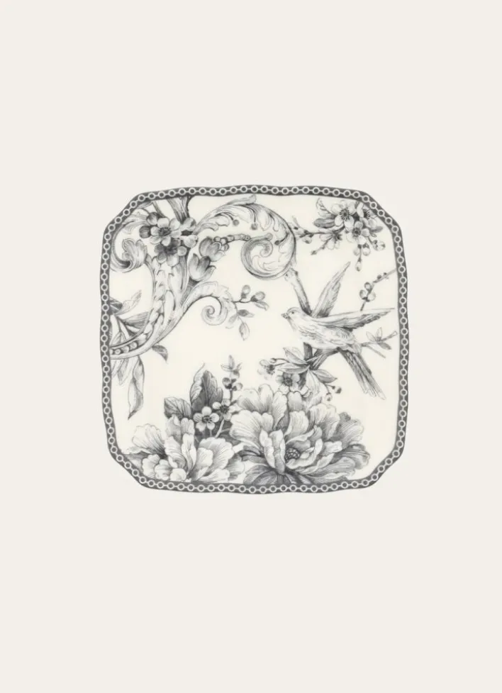 ASSIETTE À PAIN EN GRÈS ADELAÏDE GRIS
