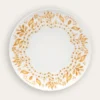 ASSIETTE PLATE COLORÉE EN PORCELAINE CURRY