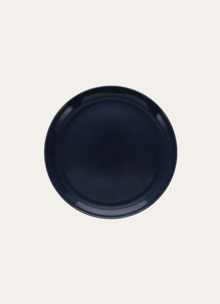 ASSIETTE PLATE EN GRÈS MILOS MARINE