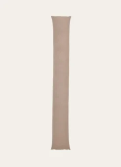 BAS DE PORTE EN COTON TAUPE