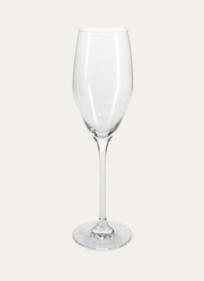 BOITE DE 6 FLUTES EN CRISTALLIN 17CL TRANSPARENT