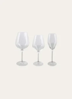 BOITE DE 6 FLUTES EN CRISTALLIN 17CL TRANSPARENT