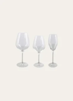 BOITE DE 6 VERRES A PIED 36CL TRANSPARENT