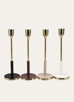 BOUGEOIR BI MATIÈRE (COLORIS ALÉATOIRE) ASSORTI