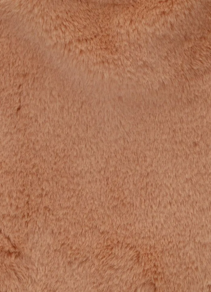 BOUILLOTTE EFFET FOURRURE ROSE