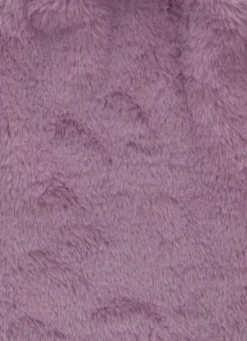 BOUILLOTTE EFFET FOURRURE VIOLET