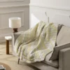 BOUT DE LIT EN GAZE DE COTON MATELASSÉ MULTICOLORE