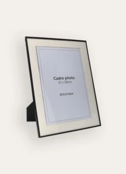 CADRE PHOTO RECTANGULAIRE AVEC PASSE-PARTOUT NOIR