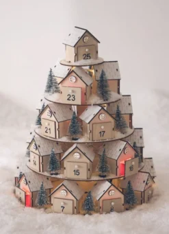 CALENDRIER DE L'AVENT VILLAGE LUMINEUX GINGEMBRE