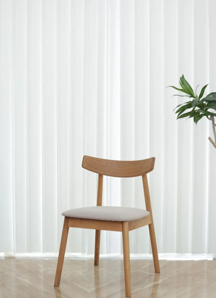 CHAISE EN BOIS OSLO BOIS/BEIGE