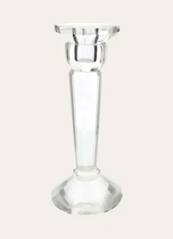CHANDELIER EN VERRE EFFET CRISTAL TRANSPARENT