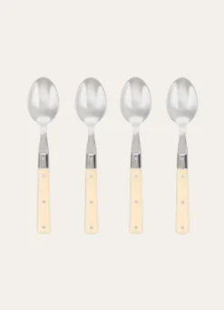COFFRET DE 4 CUILLERES A CAFE CREME