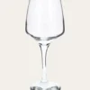 COFFRET DE 6 VERRES A VIN TRAPEZE TRANSPARENT