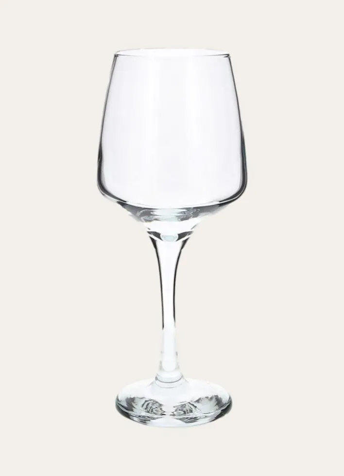 COFFRET DE 6 VERRES A VIN TRAPEZE TRANSPARENT