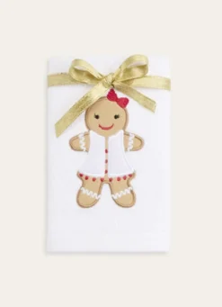 COFFRET SERVIETTES INVITÉ GINGER ROUGE/BLANC