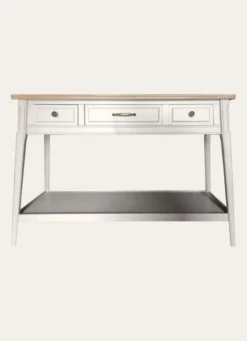 CONSOLE 3TIROIRS BLANC