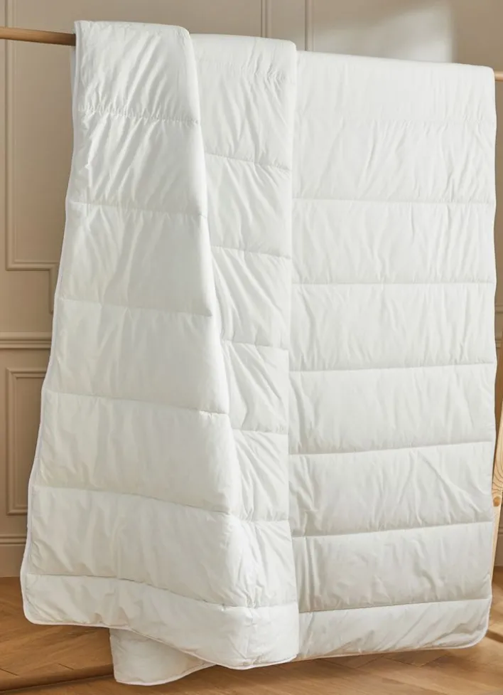 COUETTE CHAUDE EN COTON BIO - 400G BLANC
