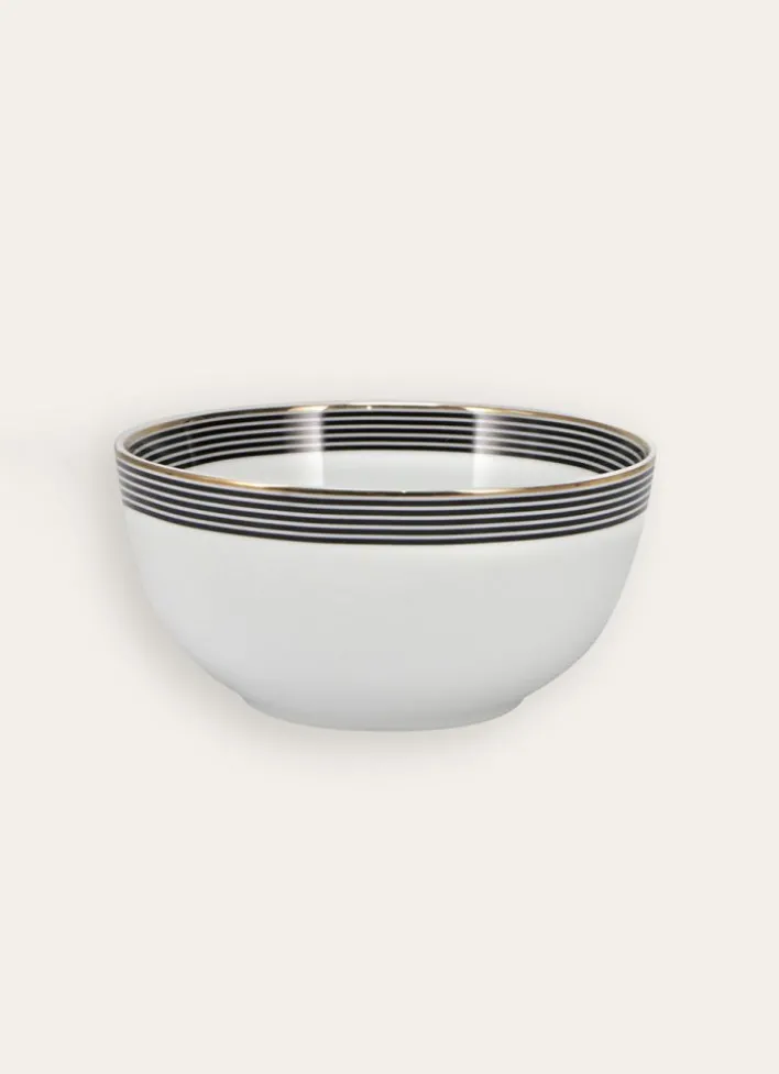 COUPELLE EN PORCELAINE AVEC LISERET EN OR SONGE NOIR