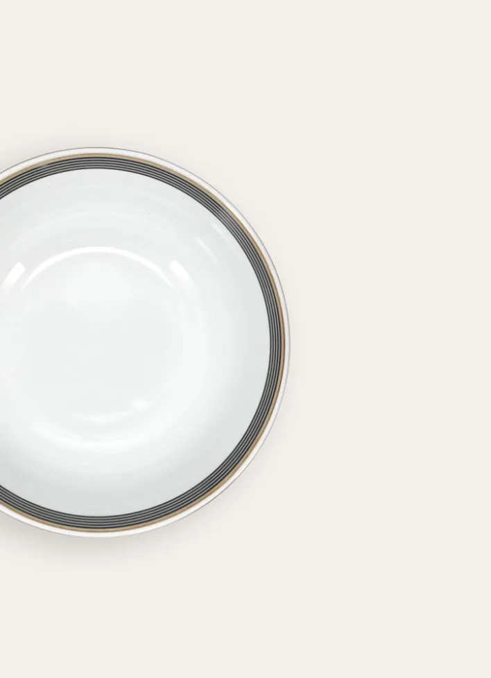 COUPELLE EN PORCELAINE AVEC LISERET EN OR SONGE NOIR
