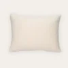 COUSSIN BRODÉ UNI THEO BLANC CASSE