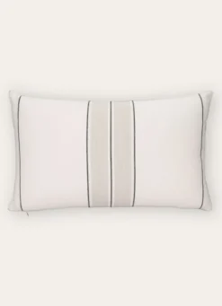 COUSSIN ÉCRU À RAYURES ECRU/BEIGE
