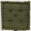 COUSSIN DE SOL EN COTON GRAND FORMAT KAKI