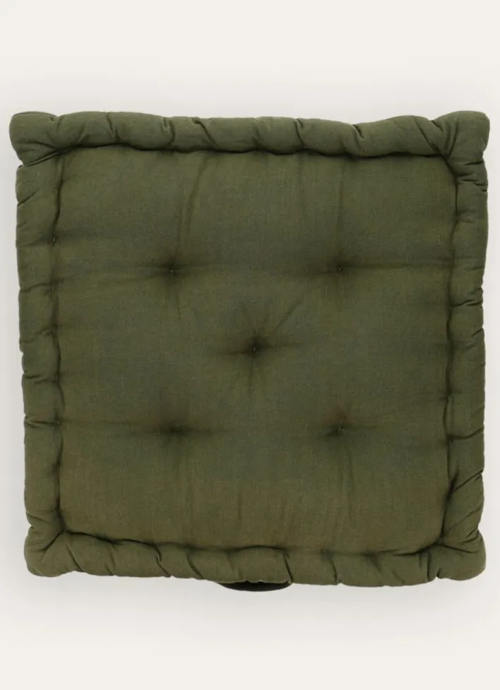 COUSSIN DE SOL EN COTON KAKI