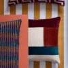 COUSSIN EN JACQUARD CHENILLE MULTICOLORE