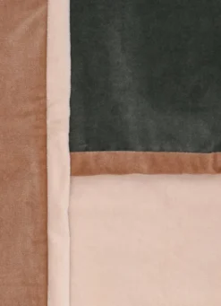 COUSSIN EN VELOURS RANG CREME