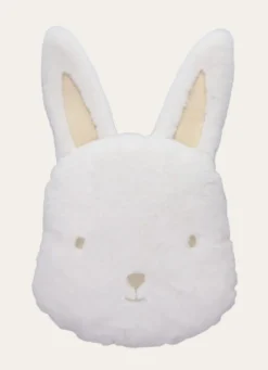 COUSSIN FORME TÊTE DE LAPIN ÉCRU