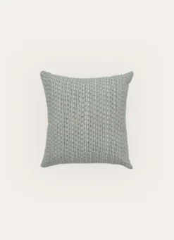 COUSSIN IMPRIMÉ MICRO MOTIFS POIS - CARRÉ BLEU