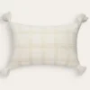 COUSSIN JACQUARD UNI BLANC