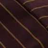 COUSSIN À RAYURES TISSÉES PRUNE