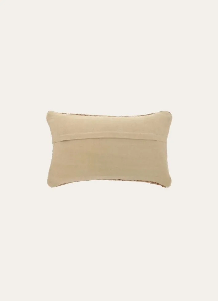 COUSSIN TRESSÉ EN JUTE ET COTON NATUREL