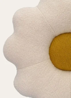 COUSSIN TRICOT FLEUR ECRU