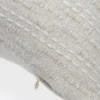 COUSSIN UNI AVEC PASSAGE FILS FANTAISIE ECRU