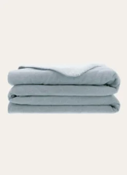COUVERTURE DOUBLE FACE TRÈS CHAUDE - 540GR GRIS