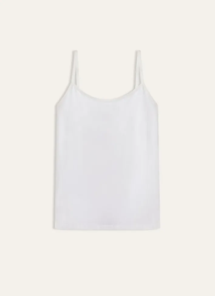 DÉBARDEUR COTON BIOLOGIQUE BLANC