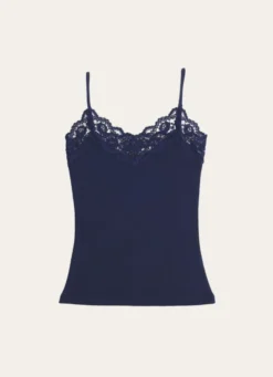 DÉBARDEUR DENTELLE NAVY