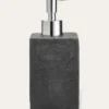 DISTRIBUTEUR DE SAVON GRIS EN ARDOISE GRIS