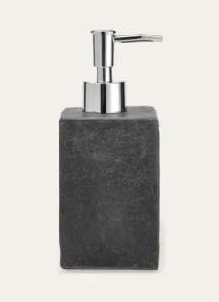 DISTRIBUTEUR DE SAVON GRIS EN ARDOISE GRIS
