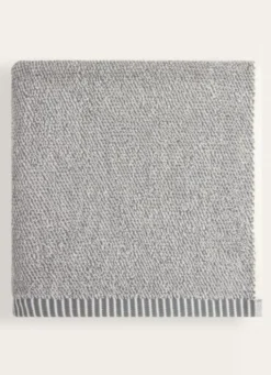 DRAP DE BAIN CHINÉ GRIS