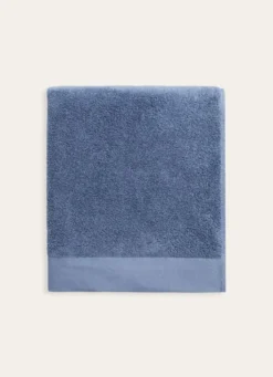 DRAP DE BAIN COTON MOELLEUX ZÉRO TORSION BLEU BALTIQUE